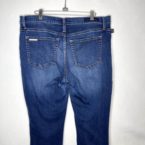 Rock & Republic Womens Berlin Dark Wash Mid Rise Skinny Jeans Plus Size 16 - Picture 8 of 15